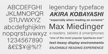 Neue Helvetica eText Font Poster 3